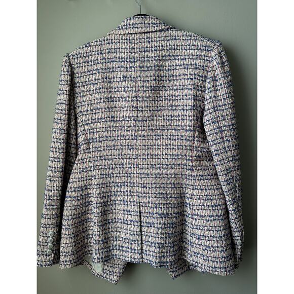 $798 Veronica Beard Taja Dickey Jacket cotton-blend tweed blazer Size 10 NEW - Picture 11 of 12
